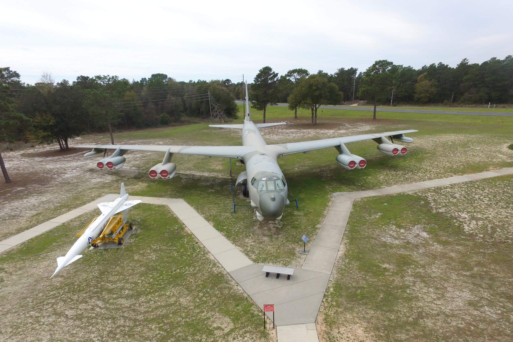 Large plane at  Air Force Armament Museum