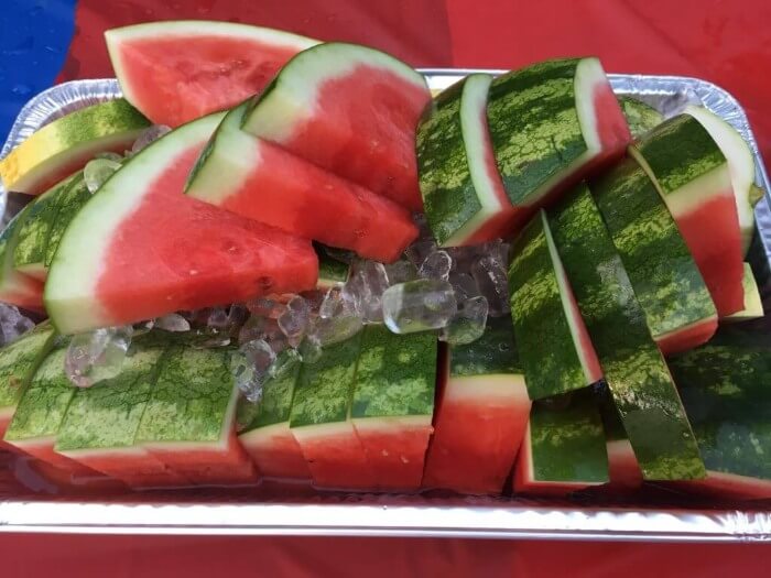 Pieces of watermelon on ice one of the many ways to use watermelon