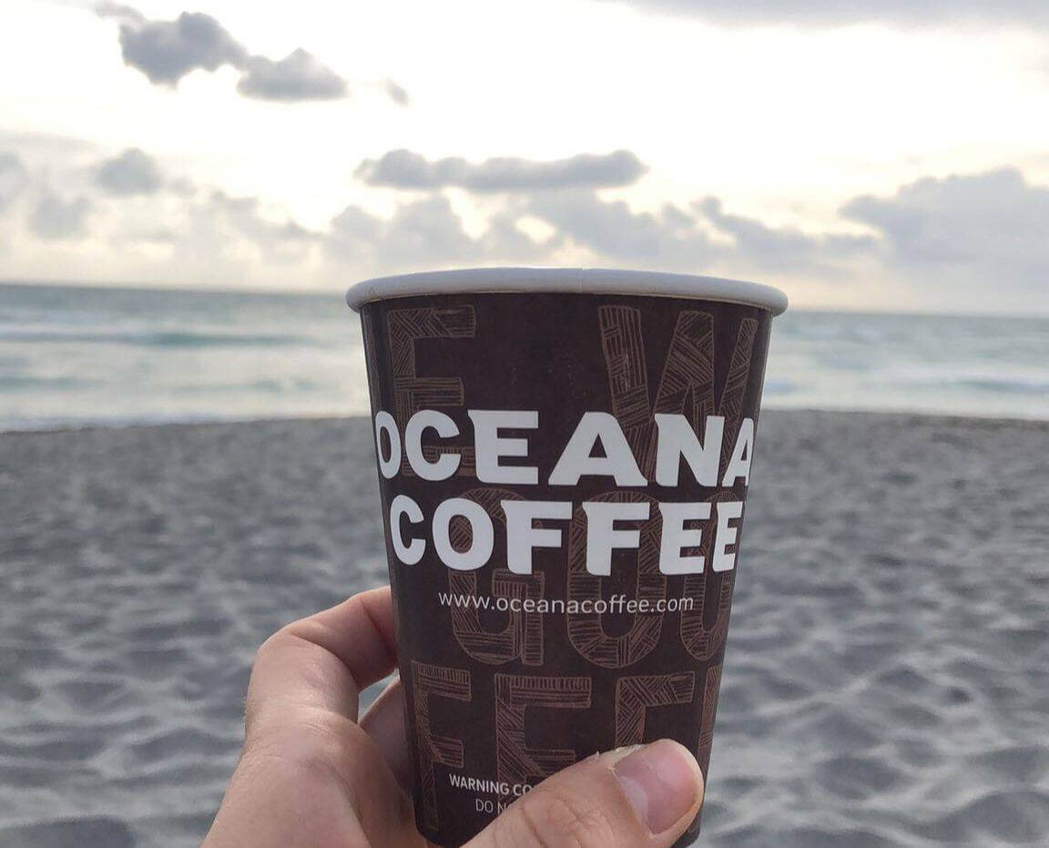 Coffee at Oceana Coffee Roasters in Tequesta Florida. 