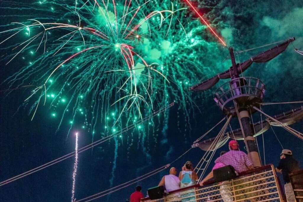 Buccaneer Pirate Cruise Fireworks