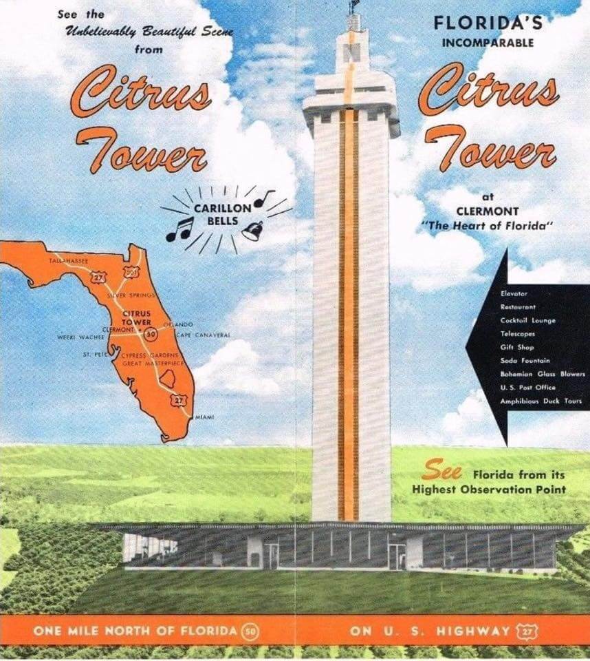 Citrus Tower Brochure from the 1960s