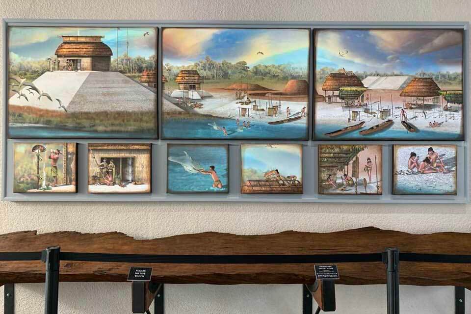 Art Displays at Crystal River Archaeological State Park