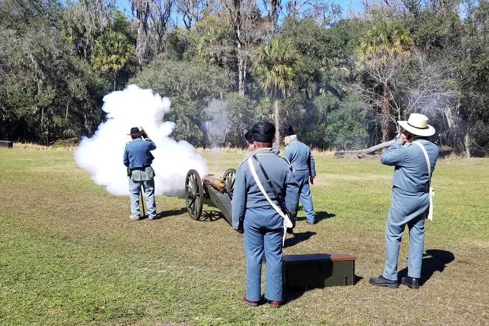 Fort Foster State Historic Site Canon Fire