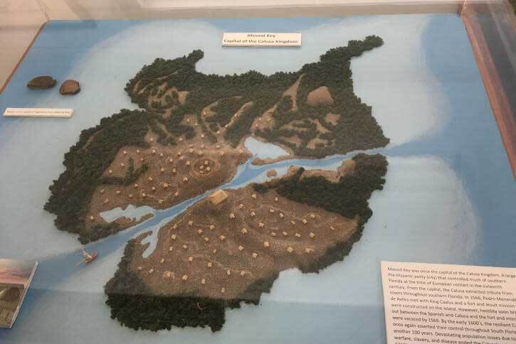 Mound Key Archaeological State Park Display