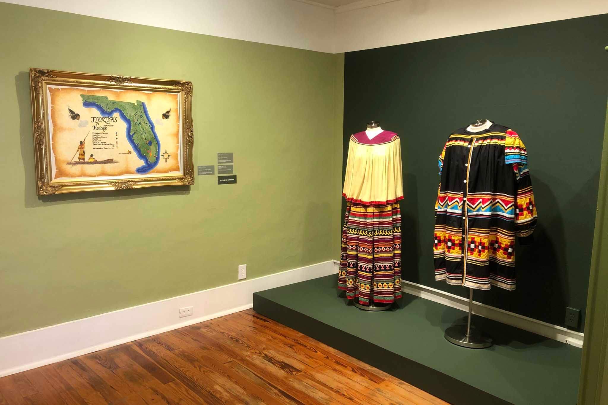 Seminole Museum Clothing Display