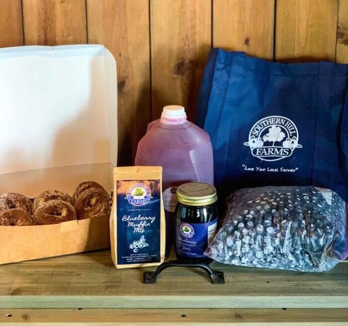 Merchandise at Southern Hill Farms Market