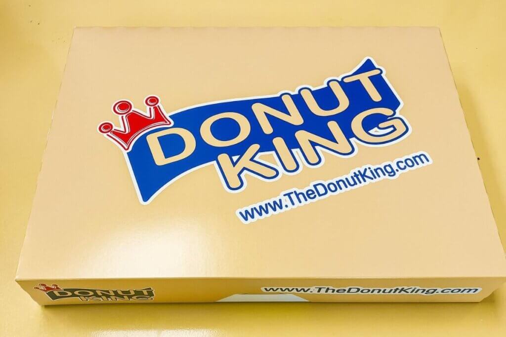 Donut King box