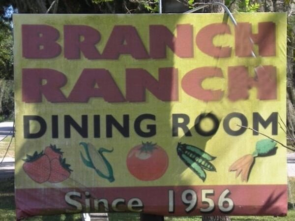 Photo of Branch Ranch Dining Room Sign in Plant City