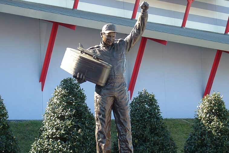 Statue of Destiny Dale Earnhardt.
