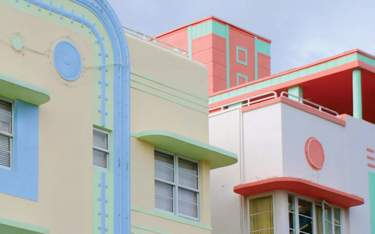 Photo of Art Deco architecture in District South Beach