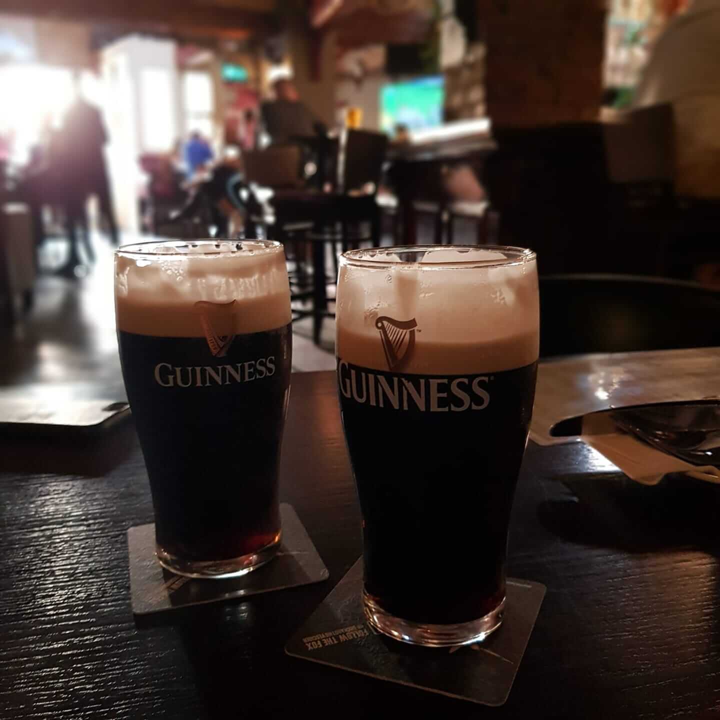 Enjoy the best Guinness around at Molly Malone's Irish Pub
