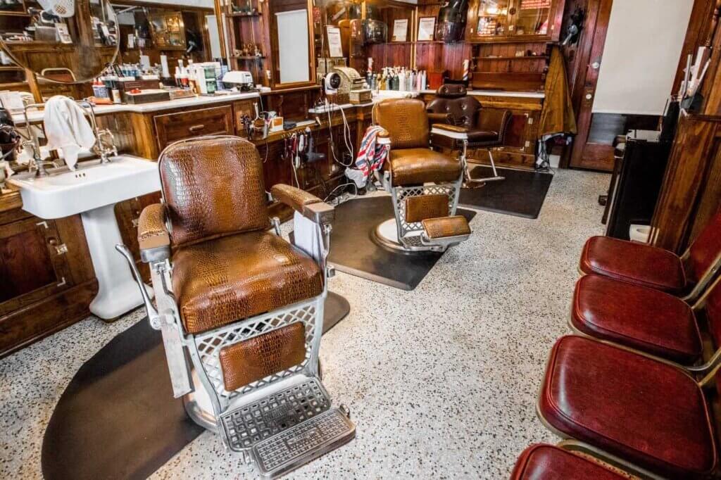 Earl Brighams old-style Barbershop