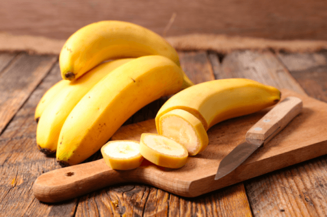 Photo of sliced banana
