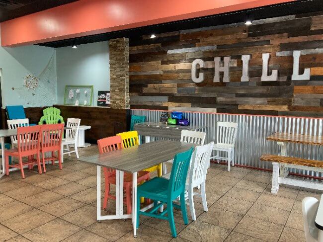 Chill Pop Lounge, a black owned business in Orlando. 