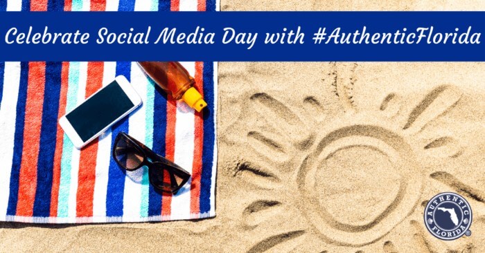Photo of a graphic for social media day