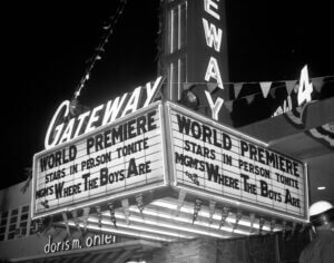 Vintage photo of the Gateway Cinema