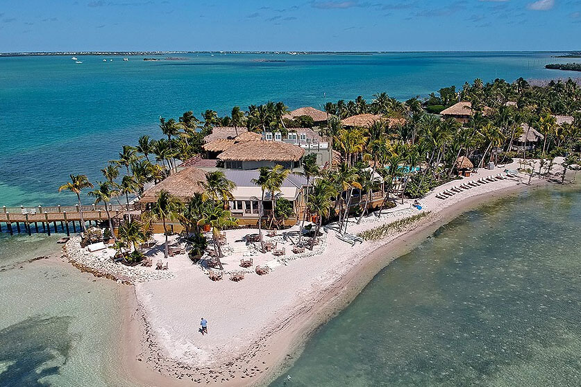 Residential shoreline in Key West