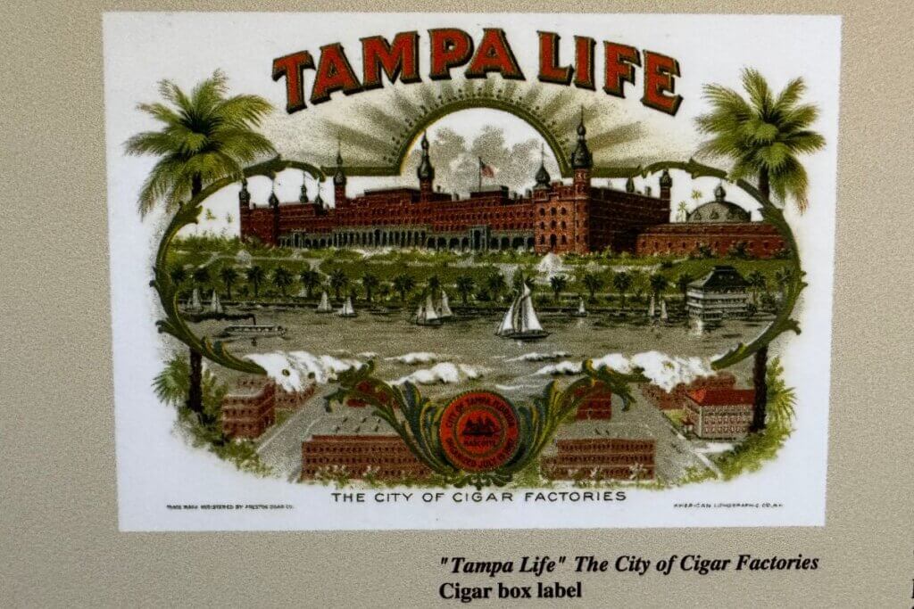 Tampa Life cigar box