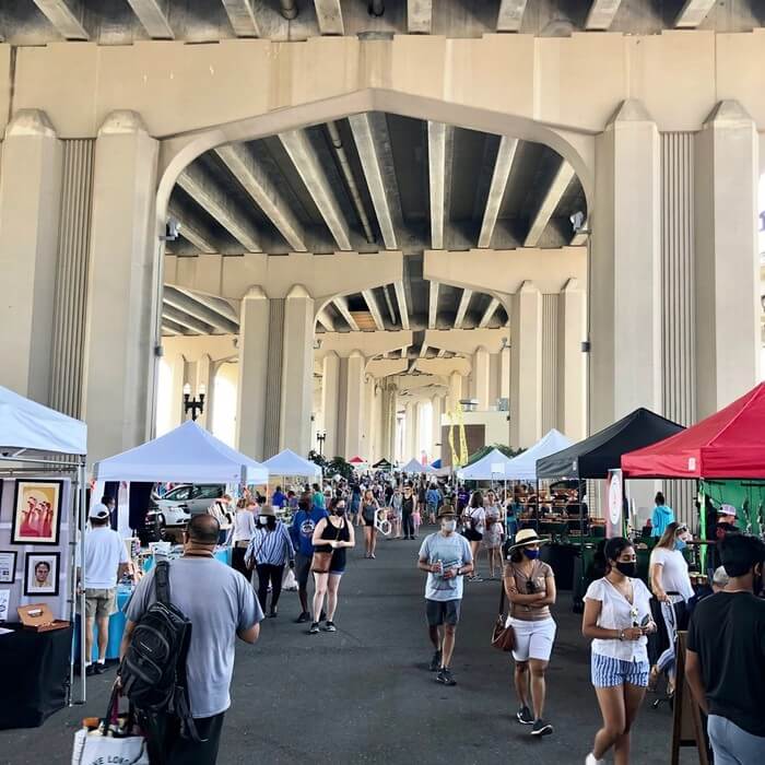 Photo of the Riverside Art Market