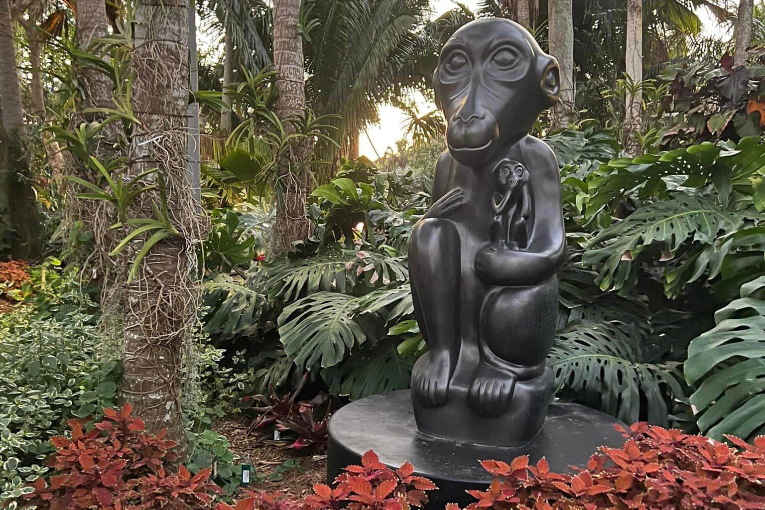 Statue in Naples Botanical Garden