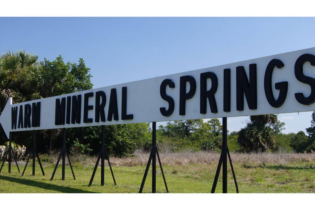 Warm Mineral Springs sign