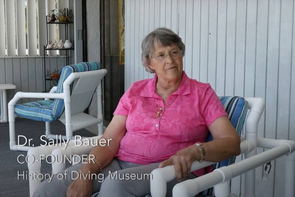 Dr. Sally Bauer of the History of Diving Museum