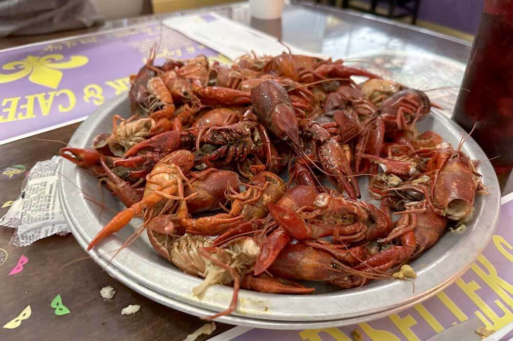 Crawfish on a plate
