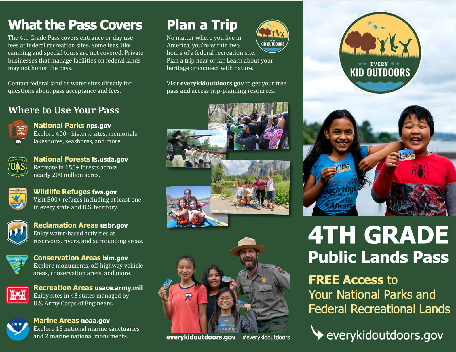 Every Kid Outdoors Public Land Pass