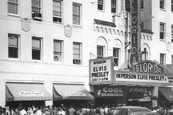 Photo of Florida Theatre in Jacksonville in August 1956