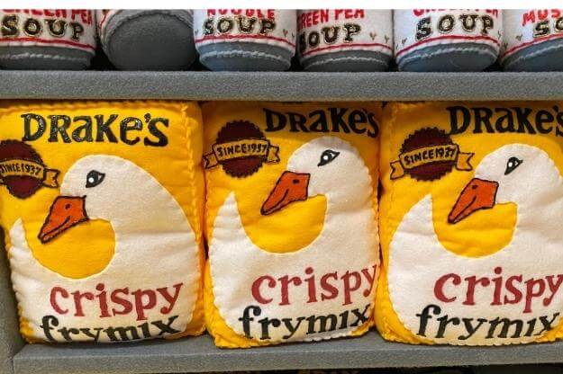 Photo of Drakes crispy fry mix at Tampa Fresh Foods Art Installation
