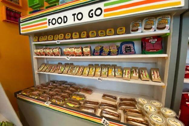Photo of Food To Go section of Tampa Fresh Foods Art Installation