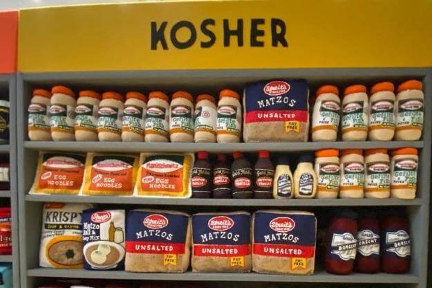 Photo of Kosher section of Tampa Fresh Foods Art Installation