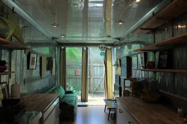 Shipping container home. 