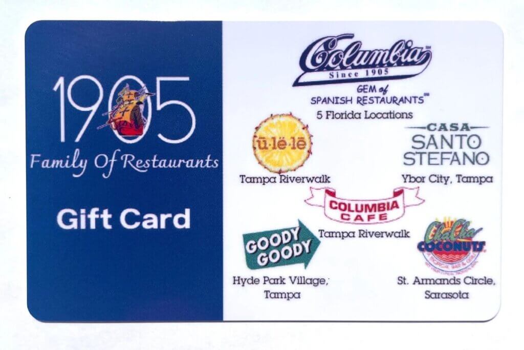 1905 Family of Restaurants Gift Card