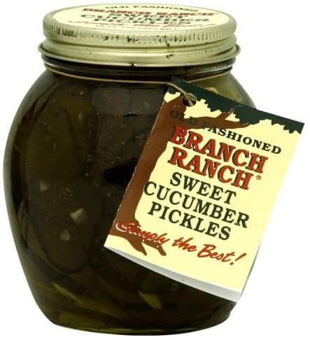 Branch Ranch Sweet Cucumber Pickles