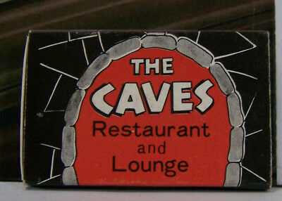Photo of old Caves Restaurant matchbook