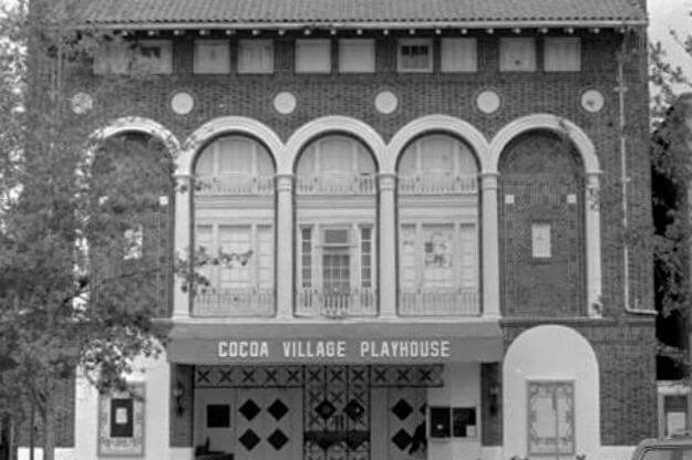 Vintage photo of the Cocoa Village Playhouse
