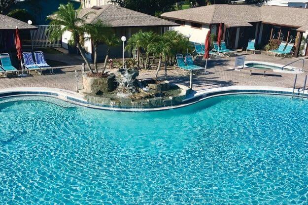 Photo of the Cypress Cove resort pool at one of the Unique Resorts in Florida