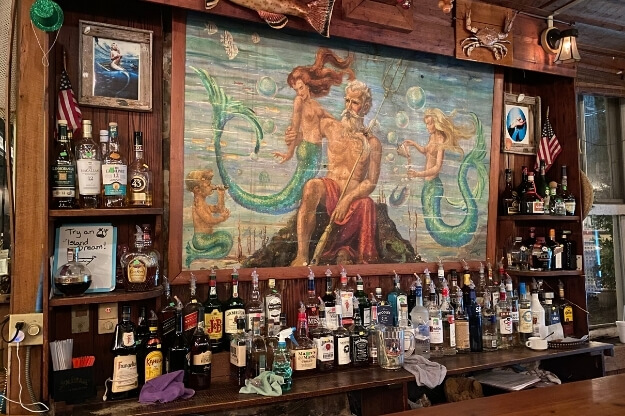 Historic Island Hotel Bar in Cedar Key