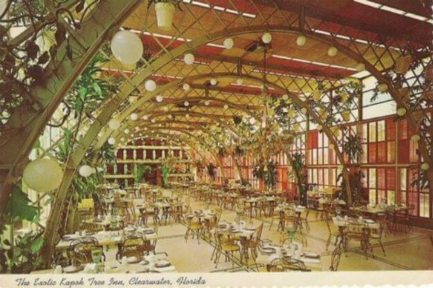 Vintage postcard of the Kapok Tree Inn