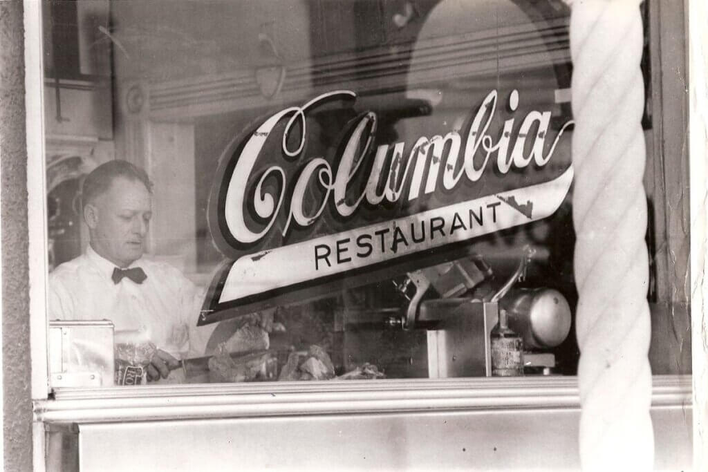 Original Columbia Restaurant window