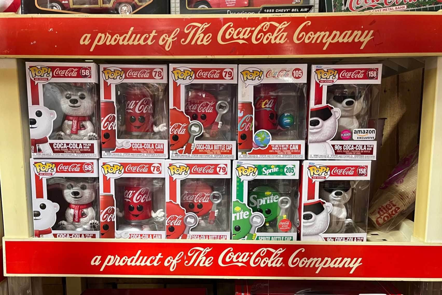 Coca Cola Booth at the antique mall.