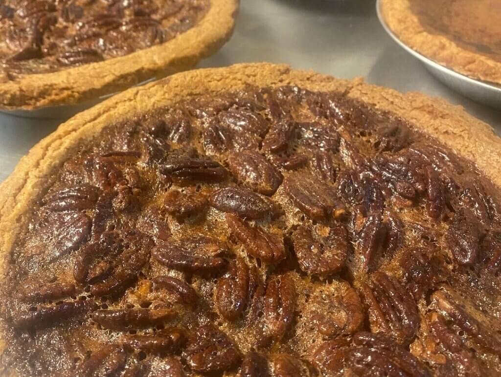 Pecan pie from Mosswood Farm Store in Micanopy