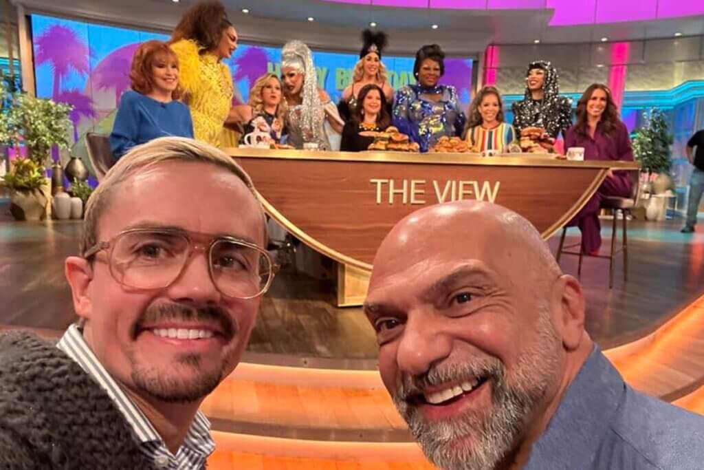 R House owners Owen and Chef Rocco at The View