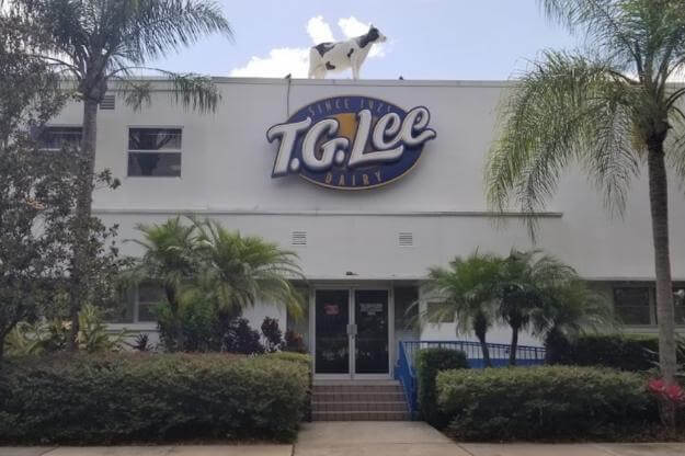 Photo of T G Lee Dairy building in Orlando Milk District