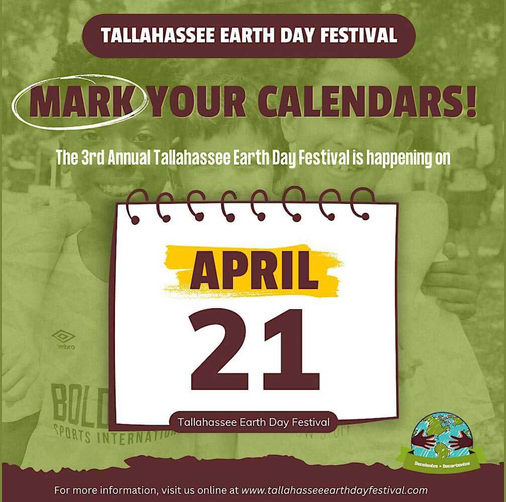 Tallahassee Earth Day Festival Promotional Flyer