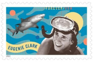 Photo of Eugenie Clark Shark Lady Postage Stamp from 2022