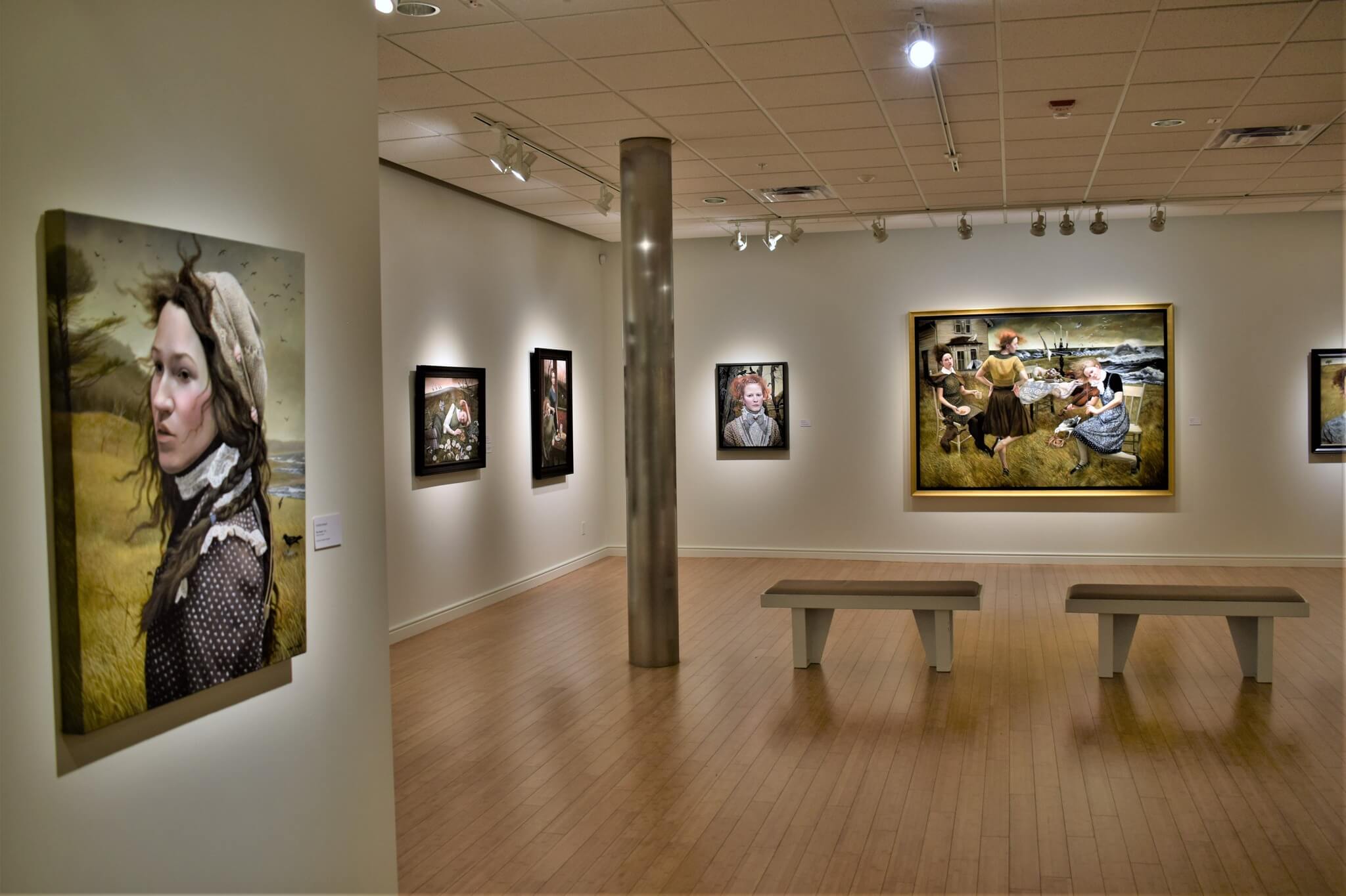 Gallery at Museum of Art Deland.