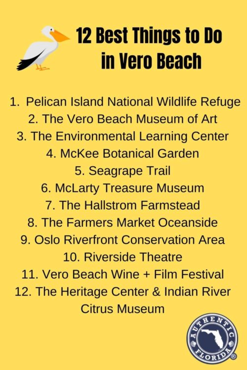 Pinterest Image of 12 Best Things to Do in Vero Beach.