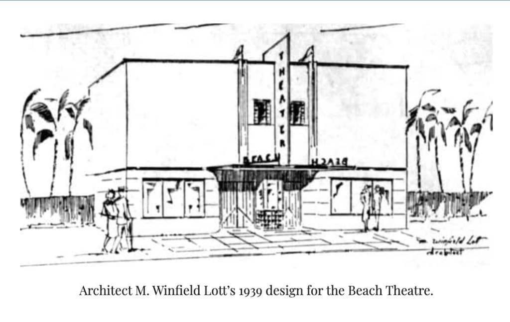 
Architectural design for Beach Theatre in St. Pete Beach